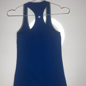 Lululemon Cool Racerback Blue Tank